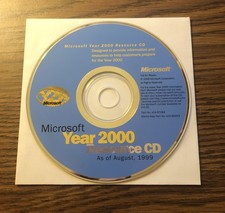 Vintage August 1999 Microsoft Year 2000 Resource CD Y2K Software picture