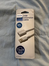 New Philips USB Extension Cable Audio/Video 6 Ft 6c picture