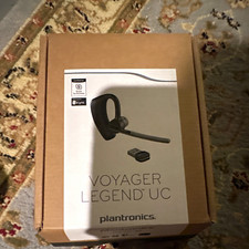 Plantronics Voyager Legend UC Black Bluetooth Headset Boom Mic USB Adapter picture