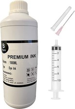 1000ml 1 Liter Refill Bulk Ink for HP all Printers Black CISS picture