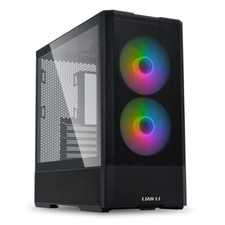 LIAN LI LANCOOL 207 Black Steel LAN207RX Tempered Glass ATX Mid Tower Case picture