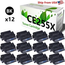 12PK CE255X 255X toner cartridge for Enterprise M521dw P3015d P3015x Printer picture