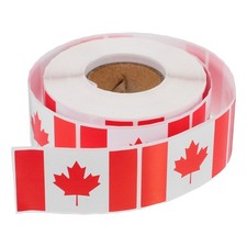 Reusable Canadian Flag Stickers Red Maple Leaf Decal for Truck Laptop Decoration picture