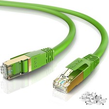 (2) Cat8 Ethernet Cable 6ft 40Gbps 2000MHz LAN Network Cord S/FTP Gold Plated picture