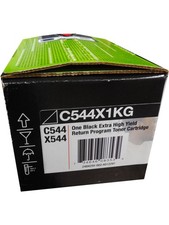 Lexmark C544X1KG Black Extra High Yield Toner Cartridge 6k Genuine OEM Original picture