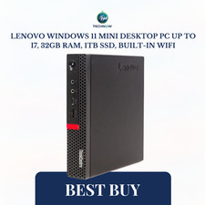 Lenovo Windows 11 Mini Desktop PC up to i7, 32GB RAM, 1TB SSD, Built-In WiFi picture