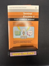 TI-99/4A TI-99/4 Terminal Emulator II PHM 3035 Cartridge And Manual 1982 picture