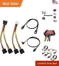 6Gbps SATA III Data Cable Kit with 15-Pin Splitter for High-Speed Transfers picture
