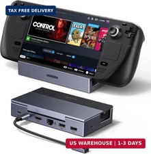 UGREEN Steam Deck Dock 6-in-1 4K@120Hz HDMI 2.1, 100W PD | USB-A & USB C 3.0, Gi picture
