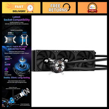 360mm AIO Liquid CPU Cooler, Low-Noise Water Cooling for AMD AM5/AM4 & Intel LGA picture