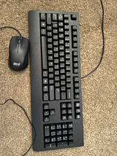 BT Wired USB wired Mouse and Lenovo USB wired key black, English Standard picture