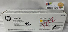 New Genuine HP W2152XC Yellow Contract Toner High Yield 210X FedEx Overnight picture
