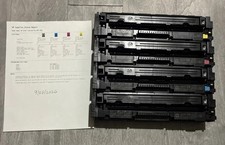 Genuine HP 218A Toner Set W2180A W2181A W2182A W2183A CMYK OEM USED picture