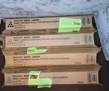 4 Pack Ricoh Savin Lanier Toner C2551 Magenta Black Yellow Cyan Set Sealed picture