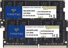 Timetec 32GB KIT(2x16GB) DDR4 3200MHz (or 2933MHz or 2666MHz) PC4-25600 Non-E... picture