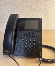 Polycom Phone VVX 350 6-Line Business IP Desk Black Ring Central Poly picture
