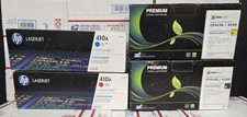 New Old Stock EXPIRED Genuine HP 410A LaserJet Toner Cartridges Lot Of 4 Sealed  picture