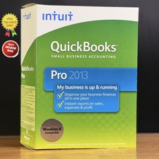 Intuit Quickbooks 2013 Desktop Pro Windows Accounting -NO SUBSCRIPTI0N- TESTED picture