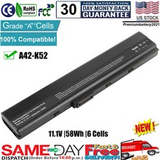 Laptop Battery For Asus X42 X42F X42J X52 X52F X52J X52N Battery A32-K52 A42-K52 picture