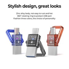 Newmine Viefong Encrypted USB C Flash Drive 64 GB for cellphone and PC picture