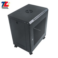 Durable 12U Wall Mount Cabinet with Lock, 15.5-Inch Depth for Servers picture