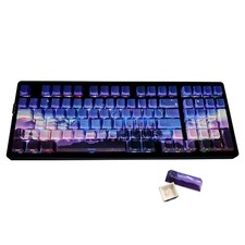 JSJT PBT Keycaps Side-Printed Keycap Set Double Shot Shine Dawn themed picture
