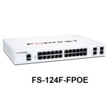 Fortinet FS-124F-FPOE L2+ managed POE Switch 24 port +24GE + 4SFP 370W picture