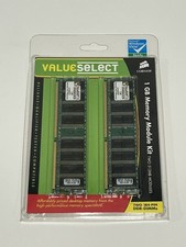 Corsair Value Select (DDR-400) 1 GB DIMM 400 MHz PC3200 DDR Memory (VS1GBKIT400) picture