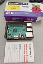 Raspberry Pi 3 Model B 1GB WiFi Bluetooth RS 896-8660 NEW IN BOX + Case Base picture
