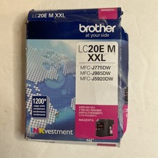 Brother LC20EM INKvestment 1,200 Page-Yield Super High-Yield Ink - Magenta New picture