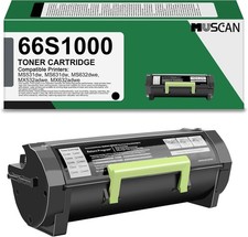 Toner Cartridges 1-Pack Black Chip 66S1000 MUSCAN [Compatible with Lexmark] BN picture