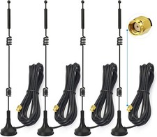 4pcs Bingfu Dual Band WiFi Antenna 9dB RP-SMA for WiFi Router Security IP Camera picture