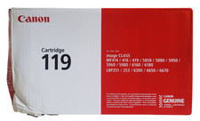 Canon 119 Black Toner Cartridge With Deformed Box picture