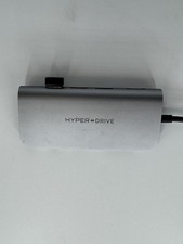 HyperDrive HD30F Power 9 in 1 USB C Hub Dongle 4K Space Gray UNTESTED picture