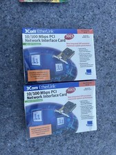 LOT,  3Com EtherLink Server 3CR990TX97 10/100 Mbps PCI Server Net Interface Card picture