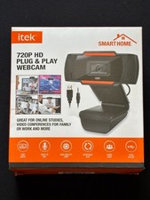 iTek Smart Home 720P HD Plug & Play Webcam with Built-in Microphone picture