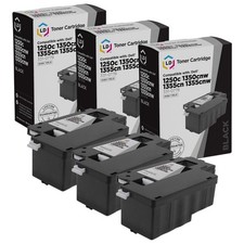 LD Comp 3pk 331-0778 Black Toner for Dell 1250c C1765nf C1765nfw C1760nw 1355cnw picture
