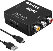 RCA to HDMI AV to HDMI Converter 1080P Mini RCA Composite CVBS AV to HDMI Video picture