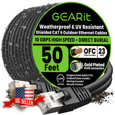 GEARit Cat 6 Outdoor Direct Burial Ethernet Cable 50 Ft picture