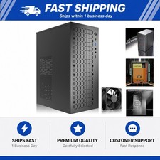 TGDGAMER MATX Micro ATX Case, High Airflow Slim PC Case with 80mm Fan-Black picture