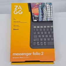 ZAGG Messenger Folio 2 Keyboard Case for Apple iPad 10th Gen - Open Box picture