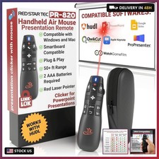PR-820 Air Mouse Wireless Presentation Clicker, Laser Pointer picture