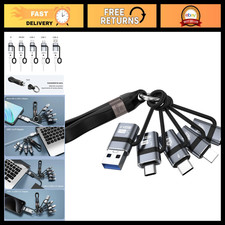 USB A to USB C 3.0 OTG Adapter Set - Fast Charging, Data Transfer, 6 Pieces picture
