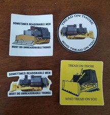KILL DOZER STICKERS (4) WORLDWIDE 🌐 SHIPPING  picture