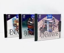 3 VTG Collectible Microsoft Software  Home Cinemania Encarta Bookshelf 95 CD picture