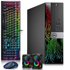 Dell 3040 RGB Gaming PC i7-6th 16GB 512GB SSD AMD RX550 RGB-KB&M & Speaker Win11 picture