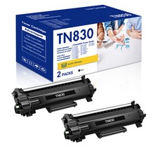 2x TN830 Toner Cartridge Compatible with Brother TN830XL HL-L2460DW DCP-L2640DW picture