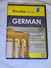 Rosetta Stone German Level 1-2-3 Version 3.4.5 DVD-ROM Software - Used picture