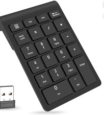 Foloda Wireless Number Pads, Numeric Keypad Numpad 22 Keys Portable 2.4 GHz F... picture