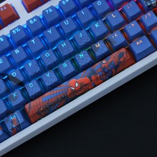 NEW Spiderman 108 PBT Translucent Keycaps OEM Height F/Mechanical Keyboard picture